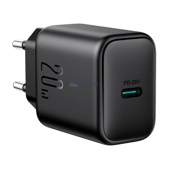 Joyroom JR-TCF20 hálózati töltő 1xUSB-C csatlakozással 20W - fekete