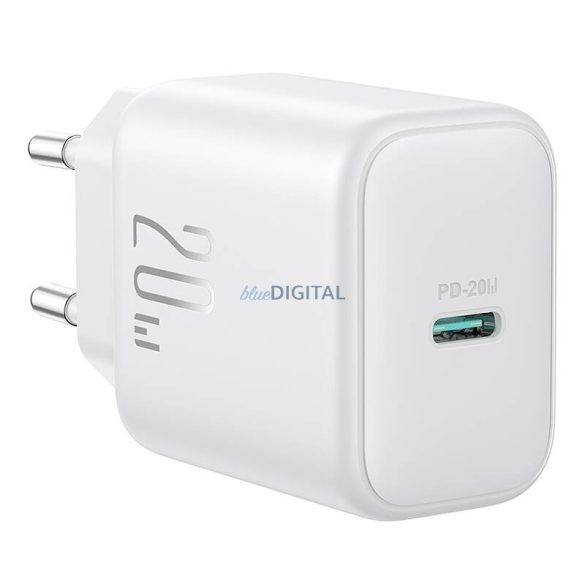 Joyroom JR-TCF20 hálózati töltő 1xUSB-C csatlakozással 20W - fehér