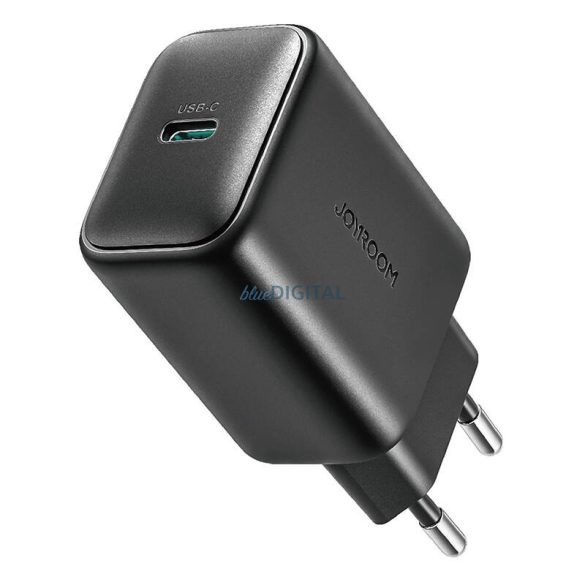 Joyroom JR-TCF23 hálózati töltő 1xUSB-C csatlakozással + Type-C - Type-C kábellel 100cm 25W PD - fekete