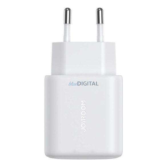 Joyroom JR-TCF24 hálózati töltő 1xUSB-C csatlakozással + Type-C - Type-C kábellel 100cm 30W PD - fehér