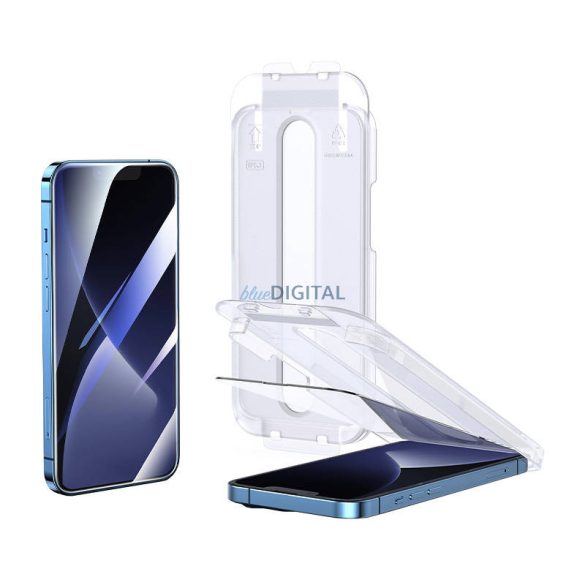 Joyroom JR-DH11 edzett üveg felhelyezést segítő applikátorral iPhone 14 Plus