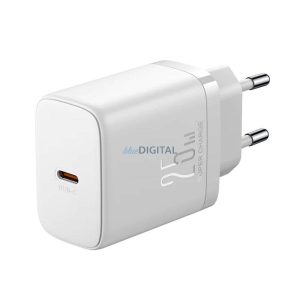 Joyroom JR-TCF11 hálózati töltő 1xUSB-C csatlakozással 25W - fehér