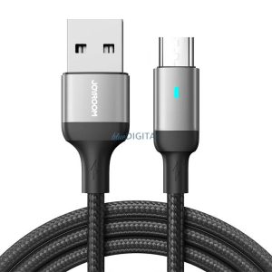 Joyroom S-UM018A10 USB-A - microUSB kábel 2.4A 2m - fekete