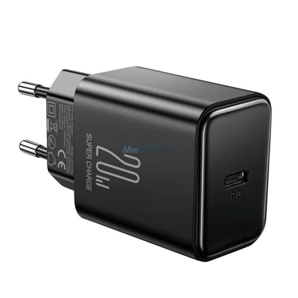 Joyroom JR-TCF06 Flash hálózati töltő 1xUSB-C csatlakozással és Type-C - Lightning kábellel 20W - fekete