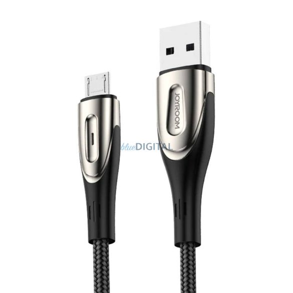 Joyroom S-M411 USB-A - microUSB kábel 3A 1.2m - fekete