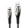 USB-USB-C kábel Joyroom Sharp S-M411 2.4A, 3m (fekete)