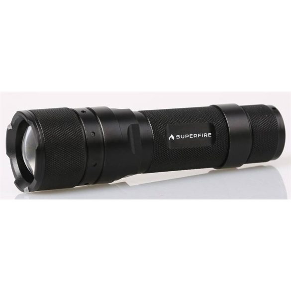 Superfire F3-L2 ZOOM zseblámpa, 570lm