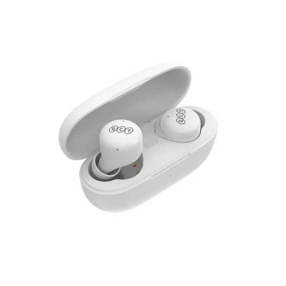 QCY T17 TWS vezeték nélküli fülhallgató (fehér)