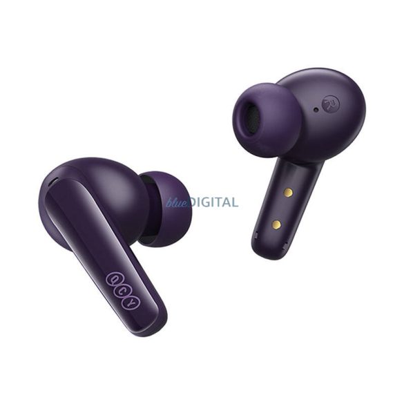 Vezeték nélküli fülhallgató TWS QCY T13x (lila)