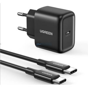 Ugreen CD250 adapter, 25W, USB-C, 2m (fekete)