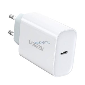 UGREEN CD127 Töltő, USB-C, PD3.0, QC4.0, 30W (fehér)