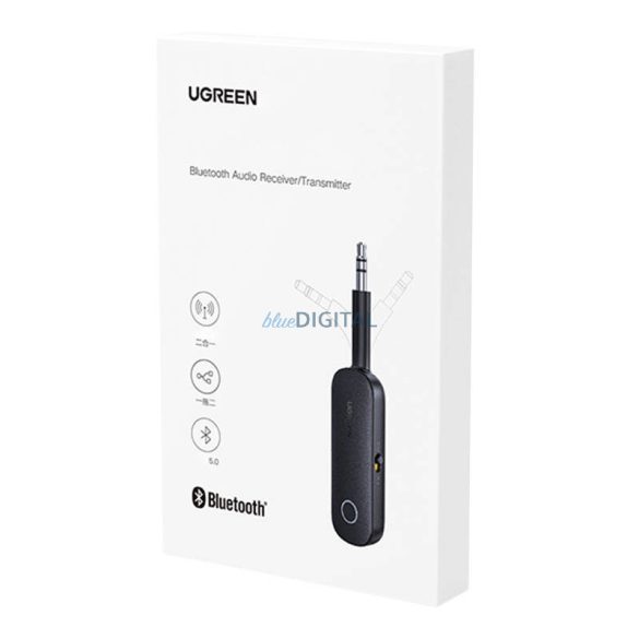 Adó/vevő AUX UGREEN CM403, Bluetooth 5.0 (fekete)