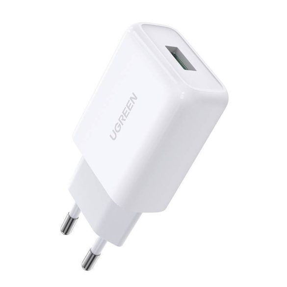 UGREEN CD122 töltő, USB-A, QC3.0, 18W (fehér)