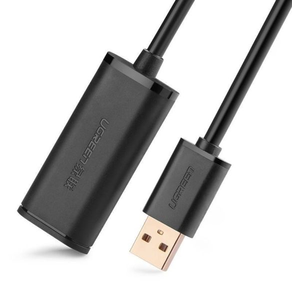 "UGREEN US121 aktív USB 2.0 hosszabbító kábel, 5 m (fekete) "