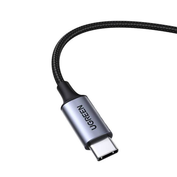 USB-C kábel UGREEN CM450 - 3.5 mm AUX mini jack, 1m (fekete)