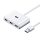 Ugreen CR113 USB hub USB-4x USB 3.0 5Gbps, 1m (fehér)