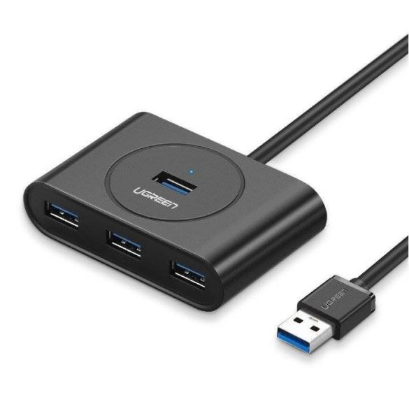 UGREEN USB 4 az 1-ben USB 3.0 hub 0,5 m (fekete)