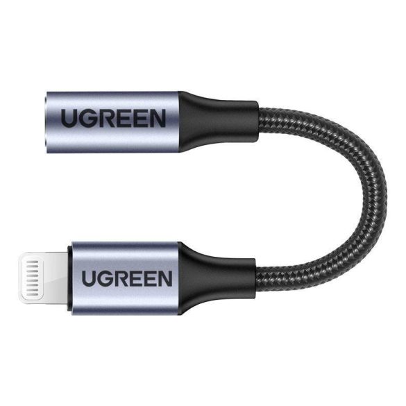 Audio adapter Ugreen US211 Lightning 3,5 mm-es mini jack audio adapter (fekete)