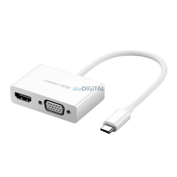 USB-C HDMI + VGA adapter UGREEN MM123 (fehér)