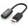 UGREEN MM137 DisplayPort kábel (dugó) - 4K HDMI (aljzat) adapter(fekete)