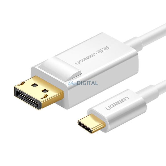 Kábel USB-C UGREEN Display Port 1,5m (fehér)
