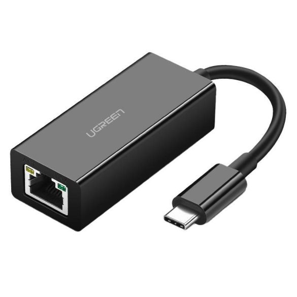 Külső Gigabit Ethernet adapter USB-C férfi UGREEN (fekete)