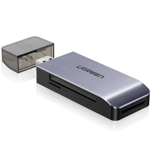 UGREEN 4 az 1-ben USB adapter  SD + microSD kártyaolvasó (ezüst)