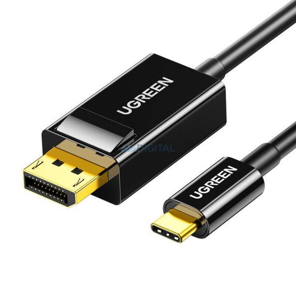 Kábel USB-C UGREEN Display Port 1,5m (fekete)