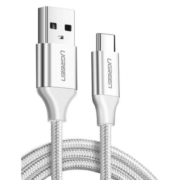 USB kábel USB-C-hez UGREEN US288, 3 m (fehér)