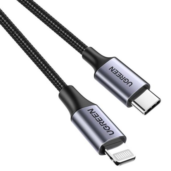 Kábel Lightning USB-C UGREEN PD 3A US304, 2m