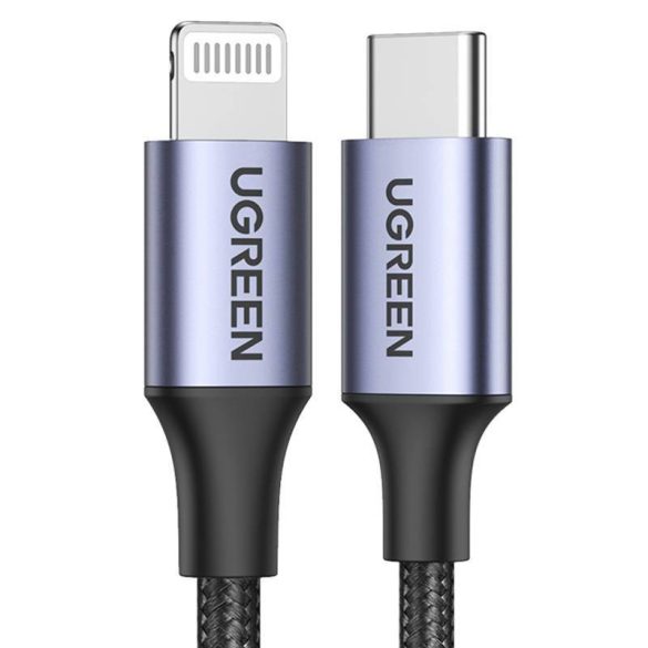 Kábel Lightning USB-C UGREEN PD 3A US304, 2m