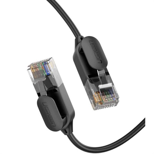UGREEN NW122 Ethernet RJ45 hálózati kábel, Cat.6A, UTP, 0,5 m (fekete)