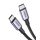 UGREEN US316 Type C to Type C Cable, 100W, 1.5m (fekete)