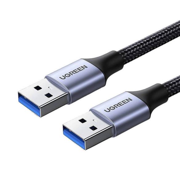 USB3.0 kábel USB-A apa USB-A apa USB-A UGREEN 2A, 0,5m (fekete)