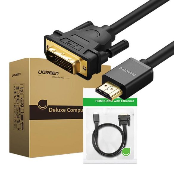 Kábel HDMI-DVI UGREEN 11150, 1,5m (fekete)