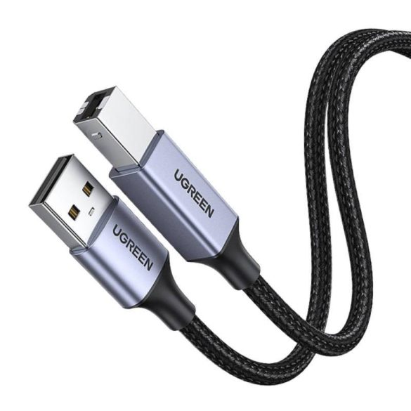 USB 2.0 A-B kábel UGREEN, 5m (Fekete)