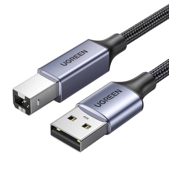 USB 2.0 A-B kábel UGREEN, 5m (Fekete)