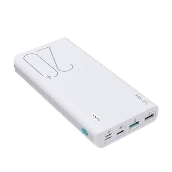 Romoss Sense 6+ Powerbank,20000mAh (fehér)