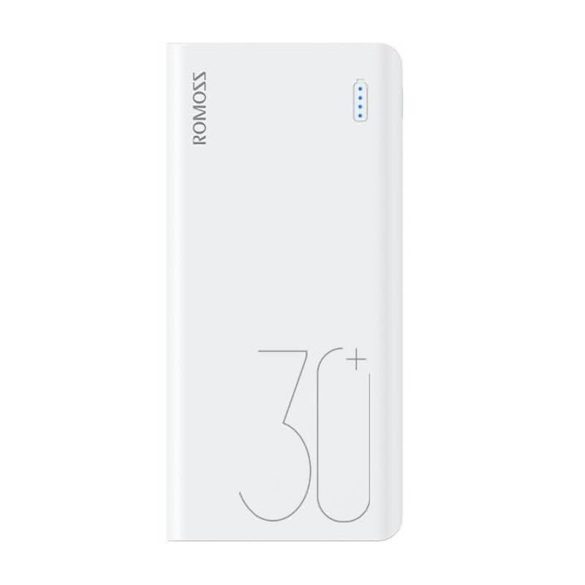 Romoss Sense 8+ Powerbank,30000mAh (fehér)