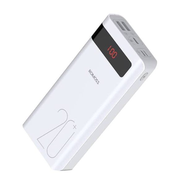 Romoss Sense Powerbank 6PS+20000mAh (fehér)