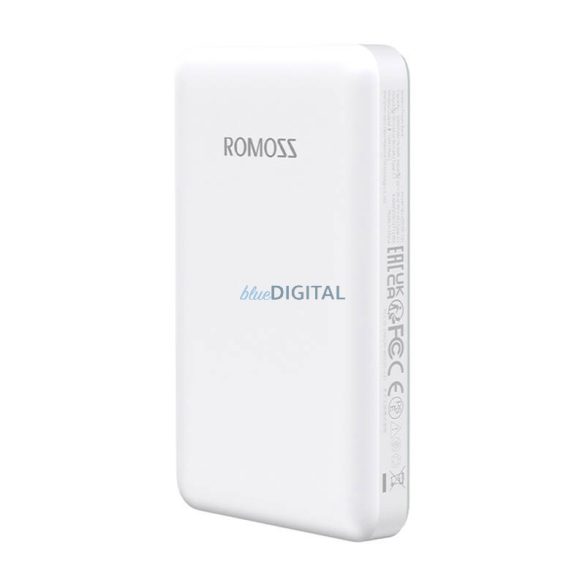 Romoss WSC05 indukciós powerbank 1xUSB-C csatlakozással 5000mAh 20W - fehér