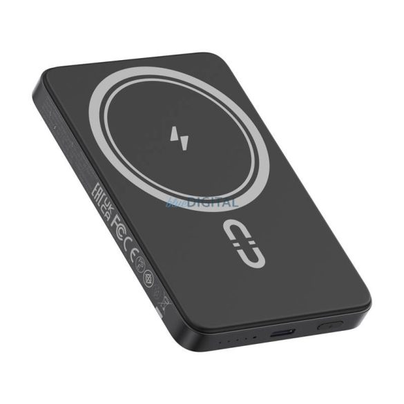 Romoss WSC05 indukciós powerbank 1xUSB-C csatlakozással 5000mAh 20W - fekete