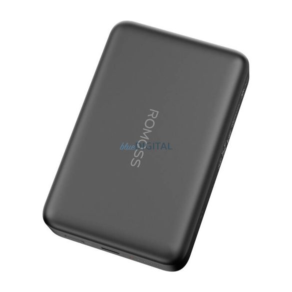 Romoss WSC10 powerbank 1xUSB-A és 1xUSB-C csatlakozással 10000mAh 20W - fekete