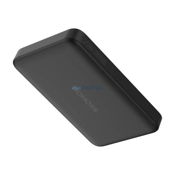 Romoss WSC10 powerbank 1xUSB-A és 1xUSB-C csatlakozással 10000mAh 20W - fekete