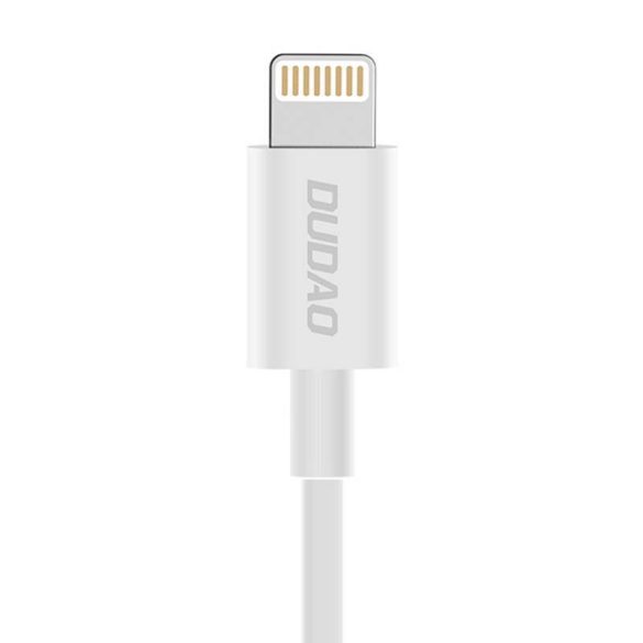 USB és Lightning kábel Dudao L1L 3A 1m (fehér)