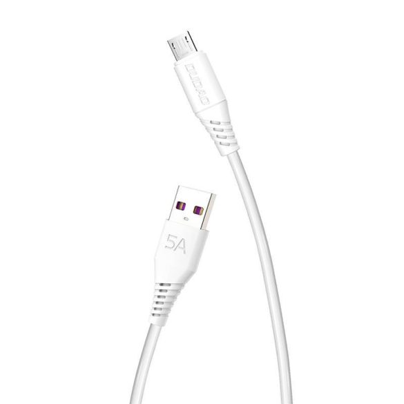 USB-Micro USB kábel Dudao L2M 5A, 2m (fehér)