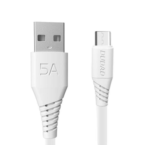 USB-Micro USB kábel Dudao L2M 5A, 2m (fehér)