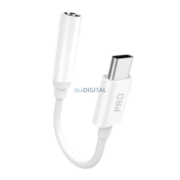 Adapter Dudao L16CPro USB-C csatlakozóra 0,1m (fehér)