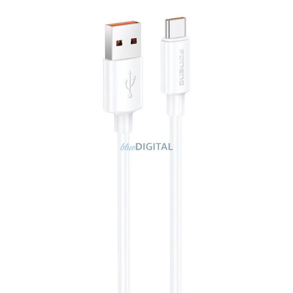 Foneng X108 USB-A - Type-C kábel 3A 1m - fehér