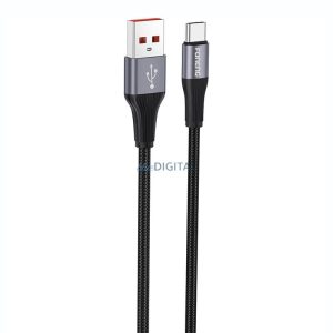 Foneng X112 USB-A - Type-C kábel 3A 1m - fekete